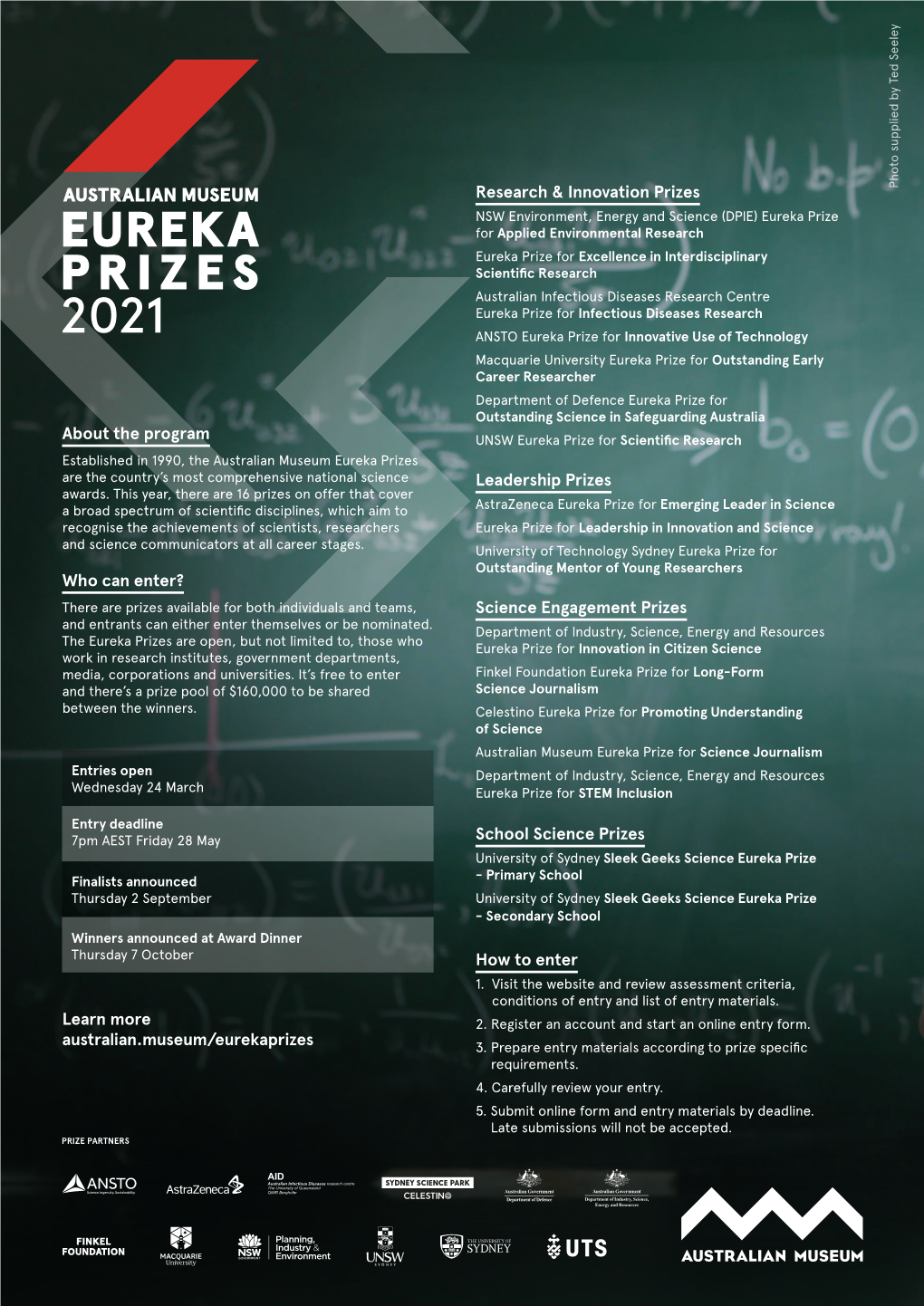 Eureka Prizes Are the Country’S Most Comprehensive National Science Leadership Prizes Awards