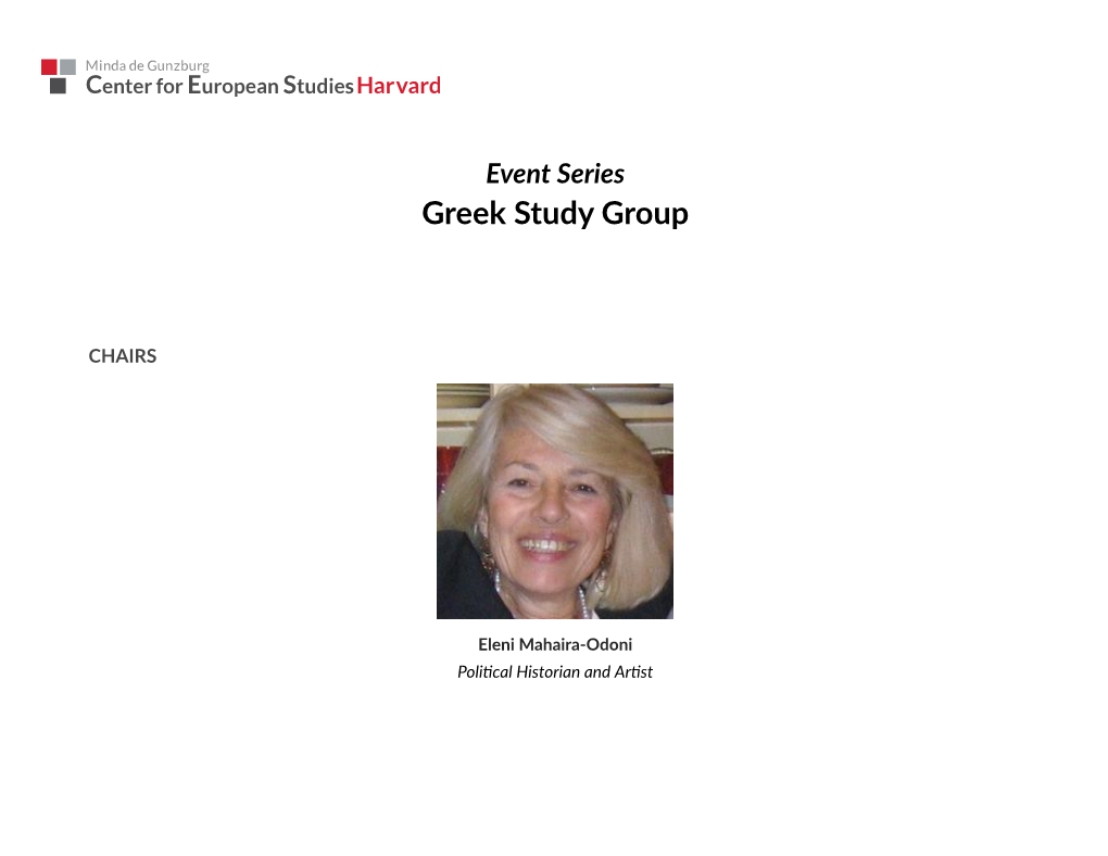 Greek Study Group