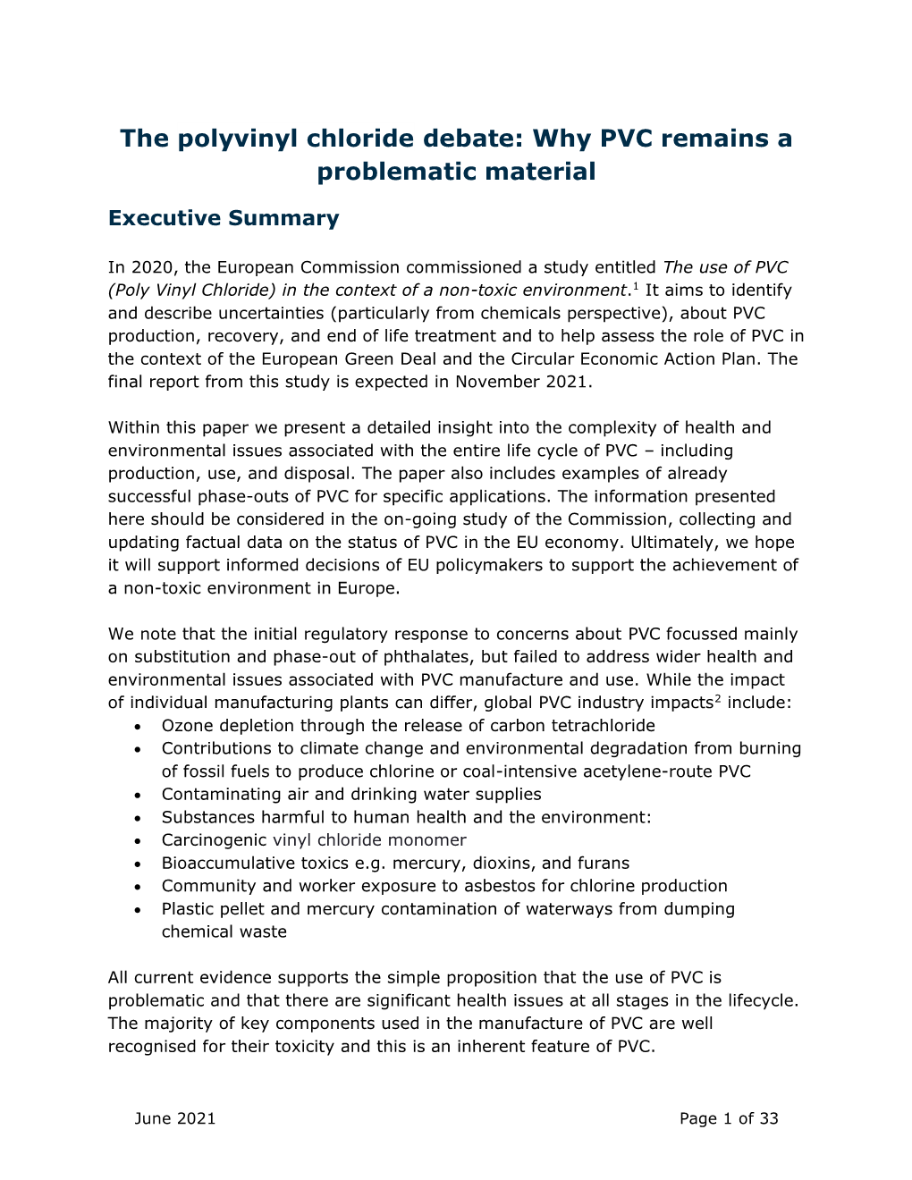 The Polyvinyl Chloride Debate: Why PVC Remains a Problematic Material