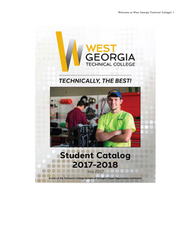 Student Catalog (2017-2018)