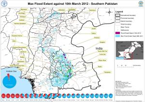 Max Flood Extent Against 10Th March 2012