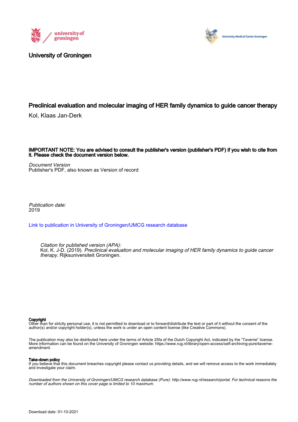 CHAPTER 3 Extracellular Domain Shedding Influences Specific Tumor Uptake and Organ Distribution of the EGFR PET Tracer 89Zr-Imgatuzumab