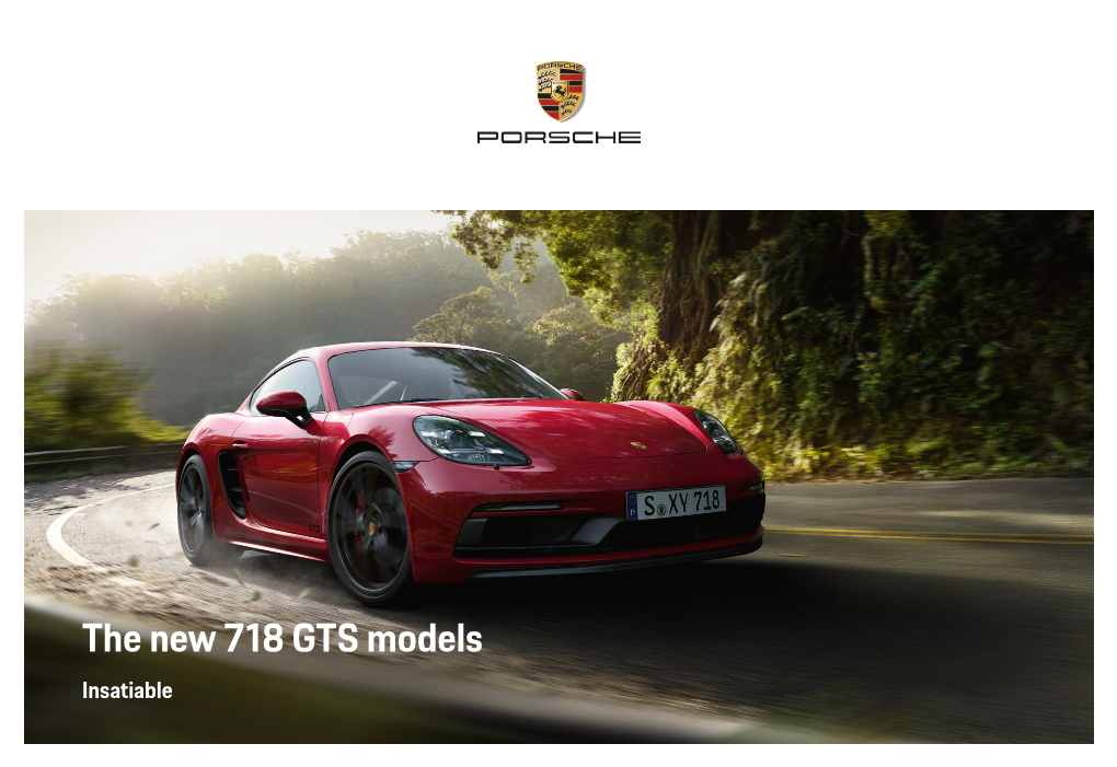 The New 718 GTS Models Insatiable