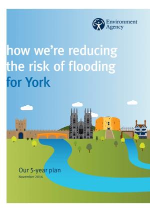 How We're Reducing the Risk of Flooding for York