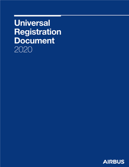 Universal Registration Document 2020 Universal Registration Document