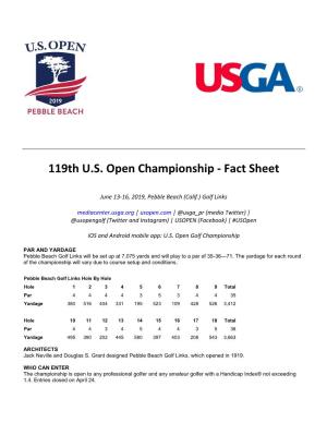 119Th US Open Championship
