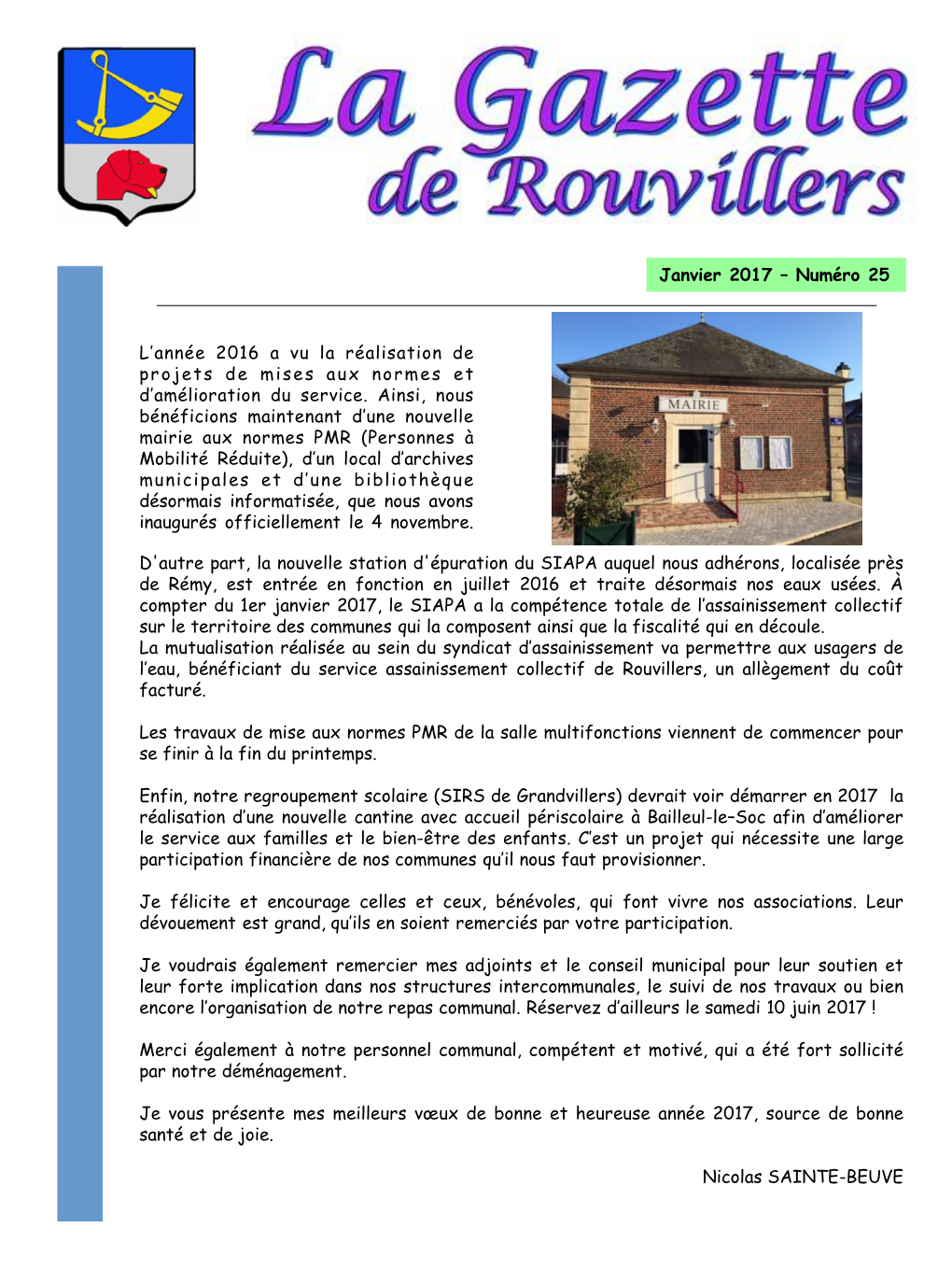 La Gazette De Rouvillers