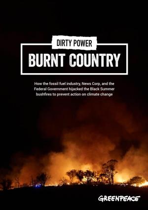 Dirty Power: Burnt Country 1 Greenpeace Australia Pacific Greenpeace Australia Pacific