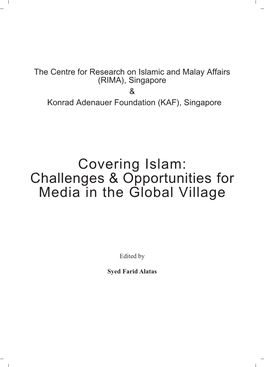 Covering Islam: Challenges & Opportunities for Media in The