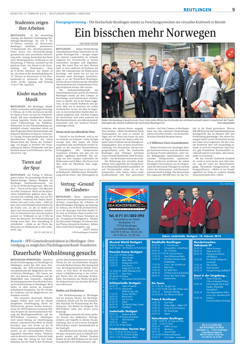 Bericht Im Reutlinger Generalanzeiger