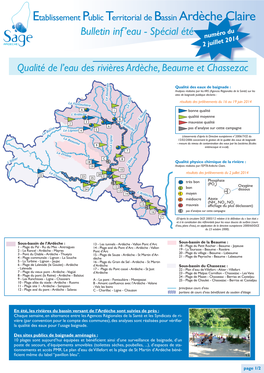 Etablissement Public Territorial De Bassin Ardèche Claire