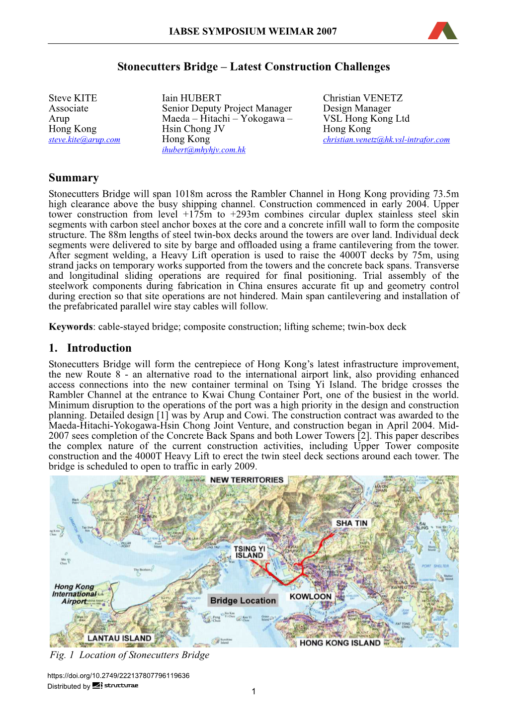 Stonecutters Bridge – Latest Construction Challenges