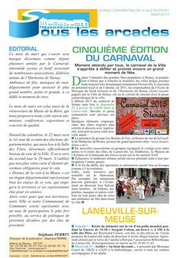 Cinquième Édition Du Carnaval Laneuville-Sur- Meuse