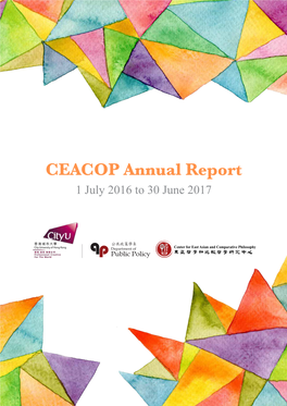 CEACOP Annual Report 1 July 2016 to 30 June 2017 CEACOP Annual Report 2017 CEACOP Annual Report 2017