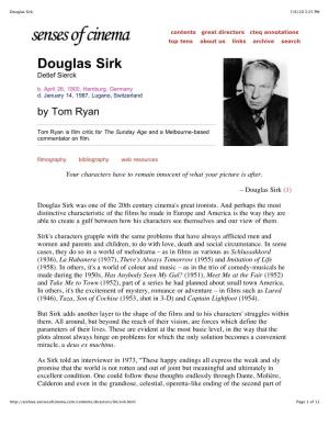 Douglas Sirk 7/6/10 3:25 PM