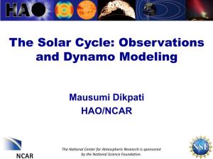 The Solar Cycle: Observations and Dynamo Modeling