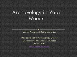 Archaeology in Your Backyard