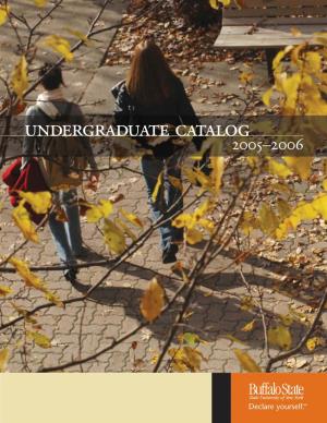 Undergraduate Catalog 2005–2006