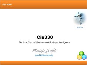 Managerial Decision Making • Decision Support Systems (DSS)