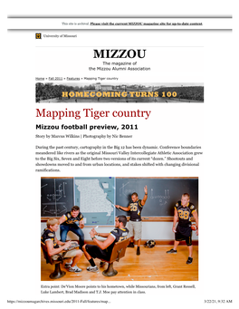 MIZZOU Magazine Site for Up-To-Date Content