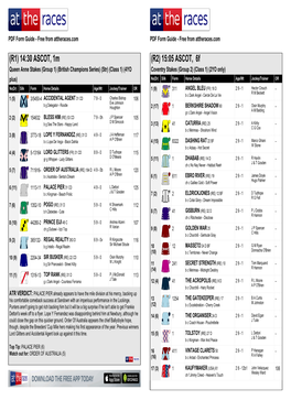 14:30 ASCOT, 1M