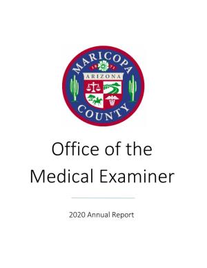 Office of the Medical Examiner | Annual Report 2020