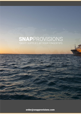 Order@Snapprovisions.Com Order@Snapprovisions.Com Order@Snapprovisions.Com About Us