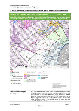 CT4 Policy Approach to Northampton Fringe Areas: Review and Assessment