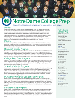 Notre Dame College Prep