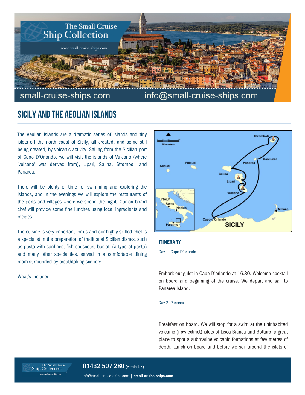 Sicily and the Aeolian Islands