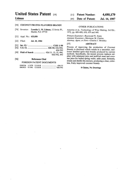 United States Patent (19) 11 Patent Number: 4,680,179 Lidman (45) Date of Patent: Jul