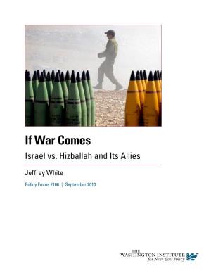 If War Comes Israel Vs