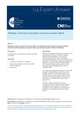 Downloads/Annual-Report-2014.Pdf Corruption Perception Survey 2011
