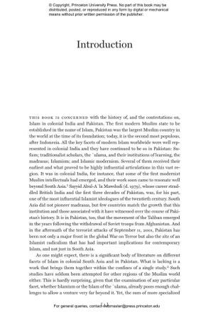 Islam in Pakistan a History
