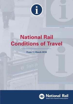 National Rail Conditions of Travel