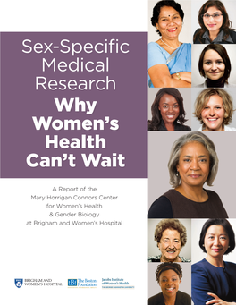 Sex-Specific Medical Research Why Women's Health Can't Wait