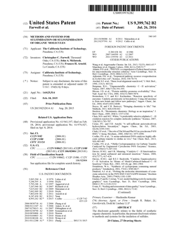 (12) United States Patent (10) Patent No.: US 9,399,762 B2 Far Well Et Al