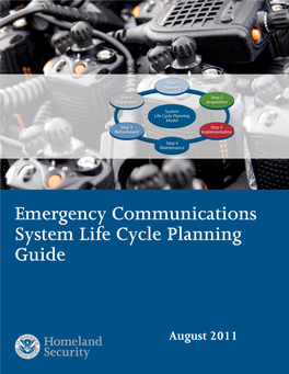 Emergency Communications System Life Cycle Planning Guide
