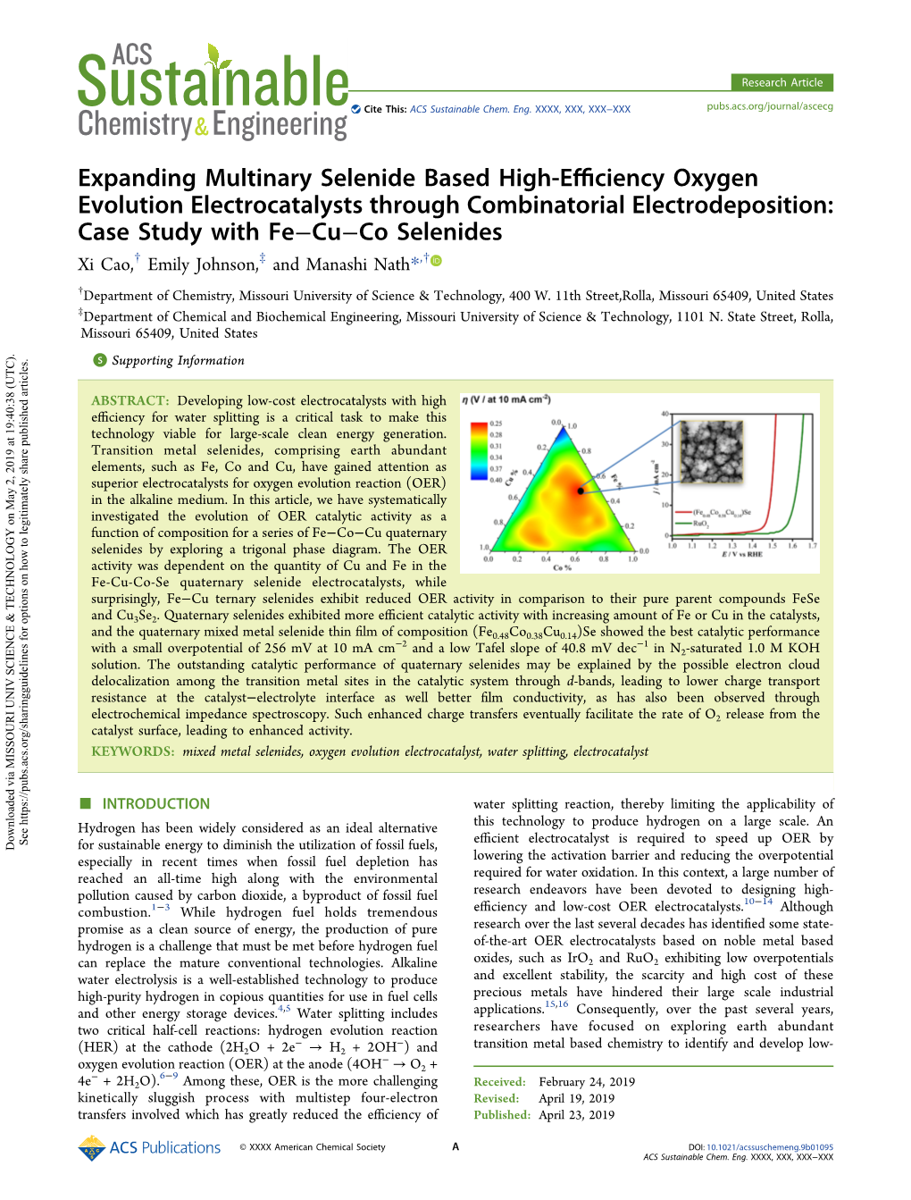 Expanding Multinary Selenide Based High-Efficiency Oxygen Evolution