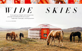 A Curious Gathering on Mongolia's Endless Landscape
