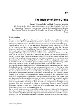 The Biology of Bone Grafts