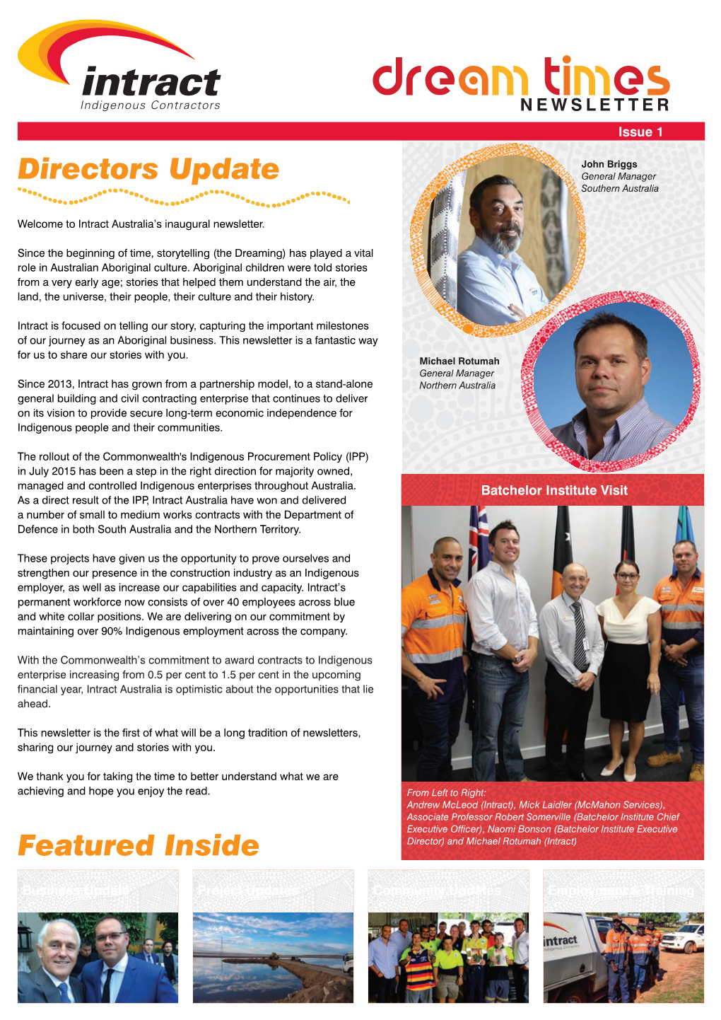 Directors Update Featured Inside