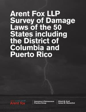 Arent Fox LLP Survey of Damage Laws of the 50 States Including the District of Columbia and Puerto Rico