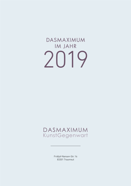 Dasmaximum Im Jahr 2019