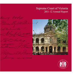 2011-12 Annual Report REMARKS TH E COURT