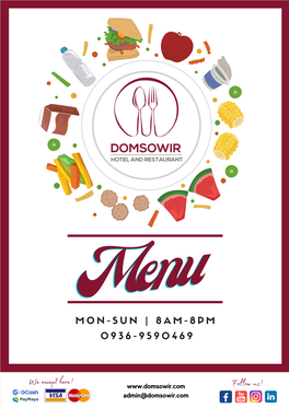 Domsowir Cover MENU 2021