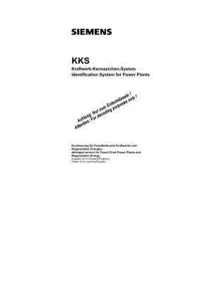 KKS Kraftwerk-Kennzeichen-System Identification System for Power Plants