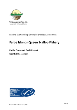 Faroe Islands Queen Scallop Fishery