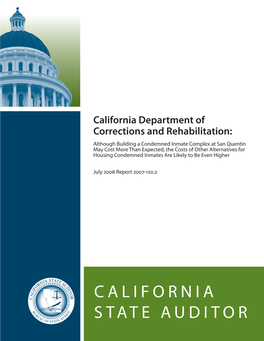 California Department of Corrections and Rehabilitation: Although