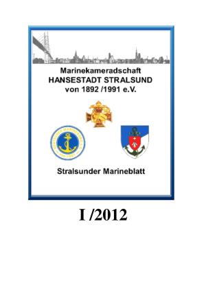 Stralsunder Marineblatt I-2012